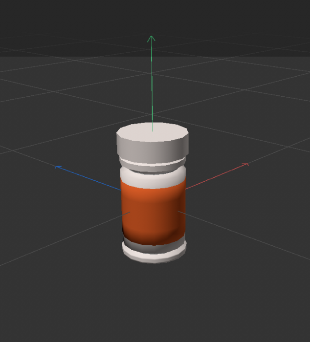 After observation, I increased the concave-convex texture on the bottle cap's sides to enhance its granular appearance.