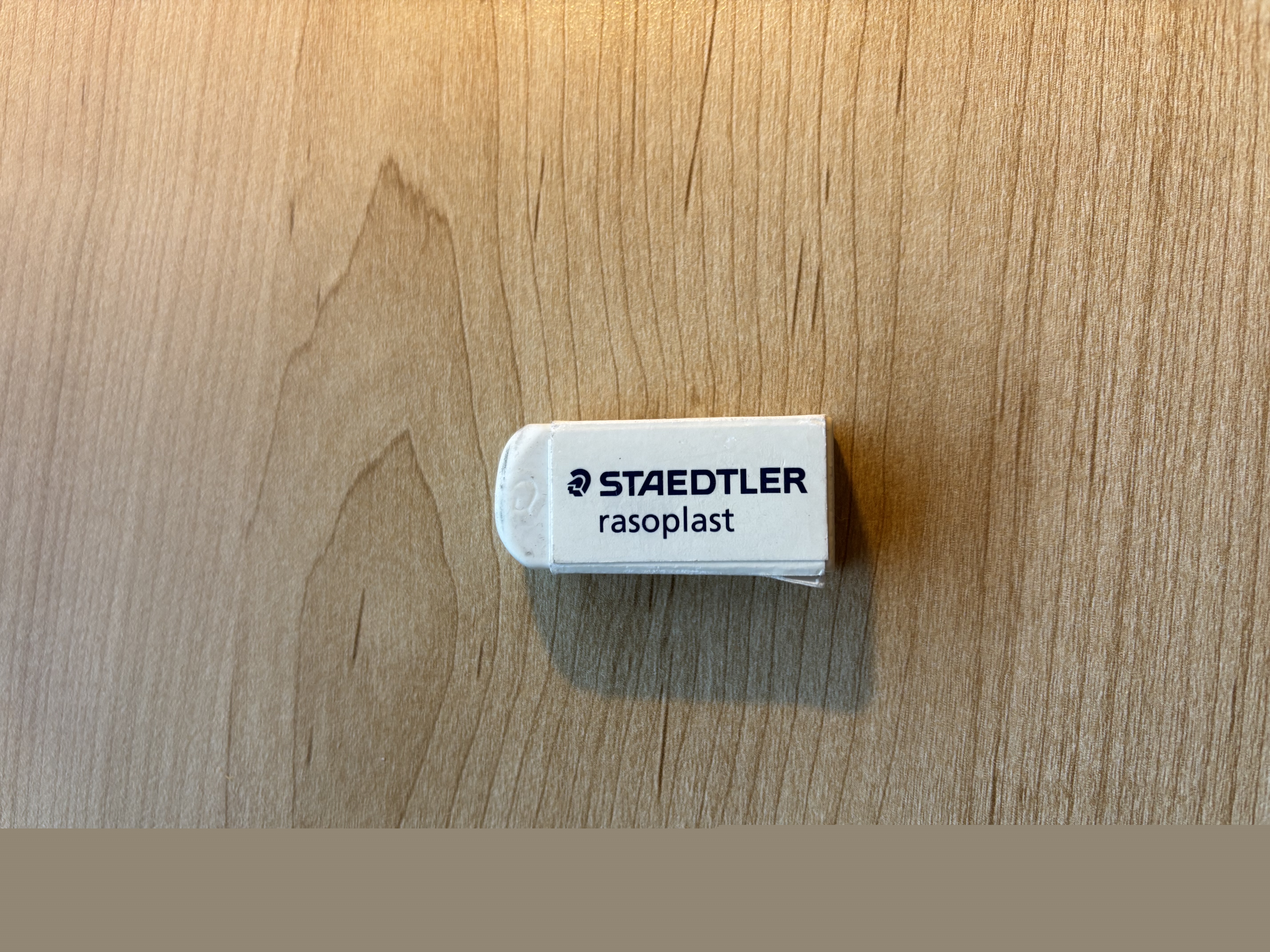 Front view of my eraser.